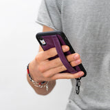 iPhone XR Snap - on Leather Grip Case by Hardiston - premium iPhone 10 (X) Cases