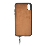 iPhone XR Snap - on Leather Grip Case by Hardiston - premium iPhone 10 (X) Cases
