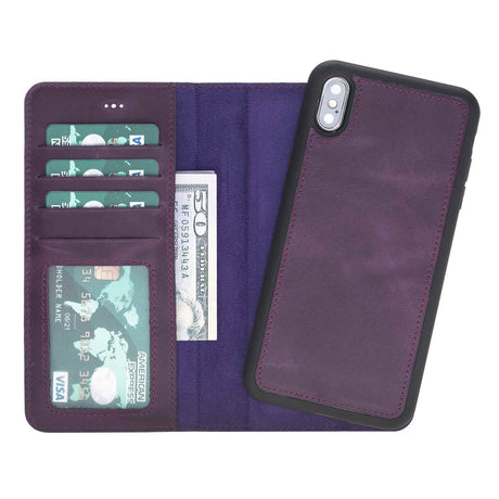 iPhone XS Max Leather Wallet Case by Hardiston - premium iPhone 10 (X) Cases