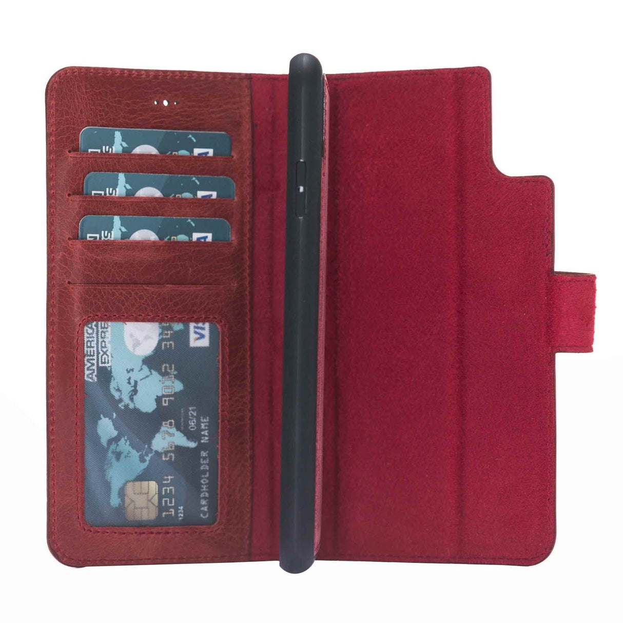 iPhone XS Max Leather Wallet Case by Hardiston - premium iPhone 10 (X) Cases