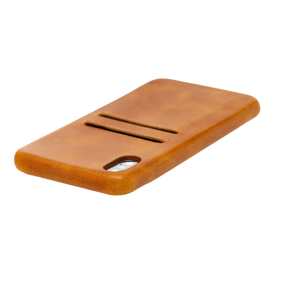 iPhone Xs Max Snap - on Full Cover Leather Case with Credit Card Slots by Hardiston - premium iPhone 10 (X) Cases