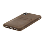 iPhone Xs Max Snap - on Full Cover Leather Case with Credit Card Slots by Hardiston - premium iPhone 10 (X) Cases