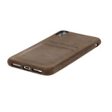 iPhone Xs Max Snap - on Full Cover Leather Case with Credit Card Slots by Hardiston - premium iPhone 10 (X) Cases