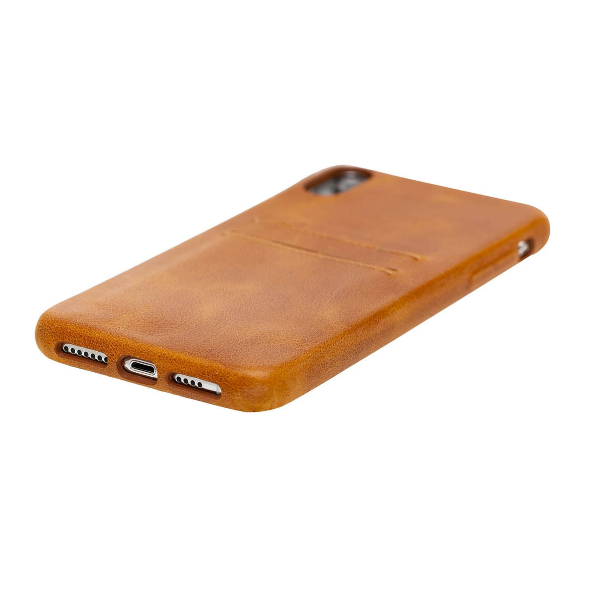 iPhone Xs Max Snap - on Full Cover Leather Case with Credit Card Slots by Hardiston - premium iPhone 10 (X) Cases