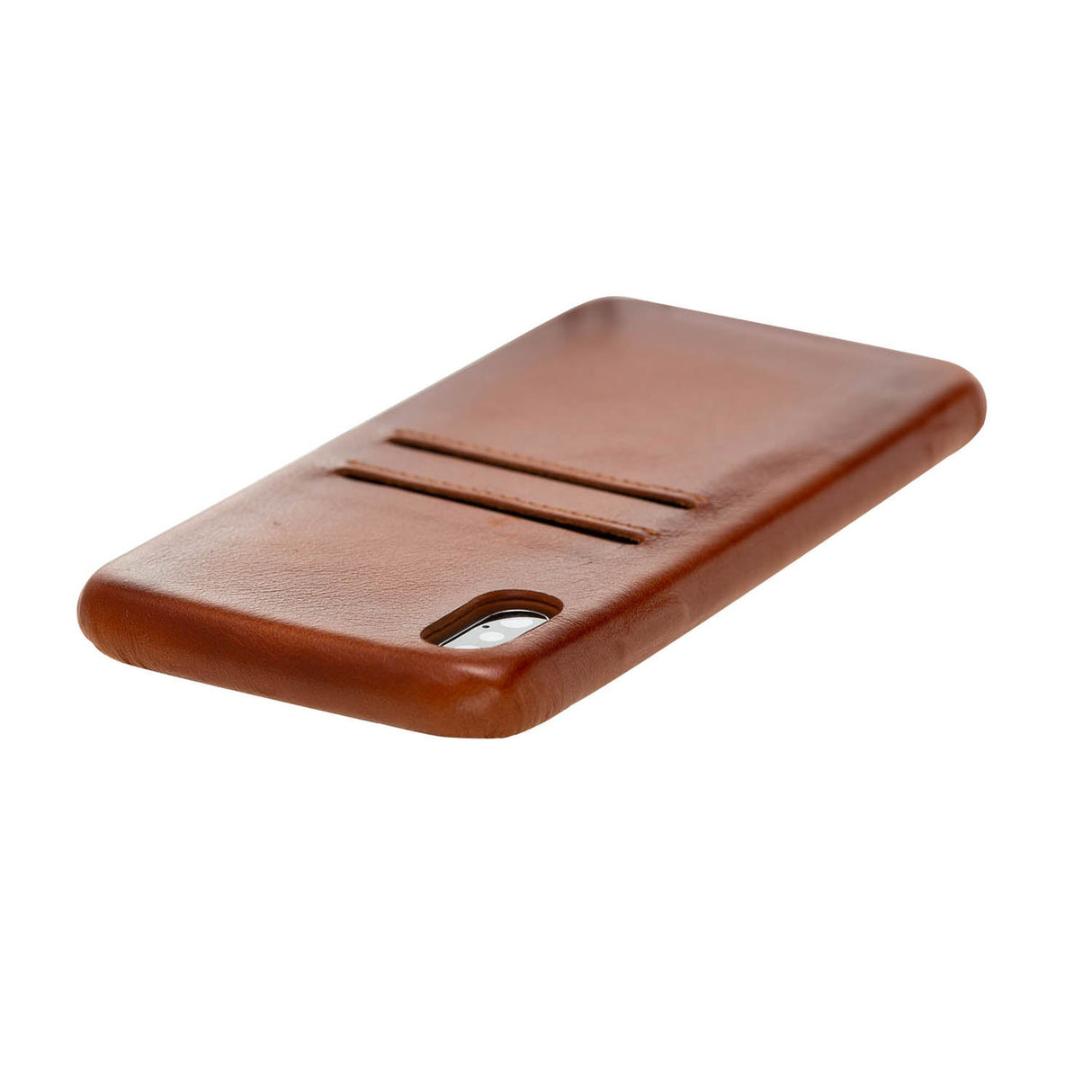 iPhone Xs Max Snap - on Full Cover Leather Case with Credit Card Slots by Hardiston - premium iPhone 10 (X) Cases