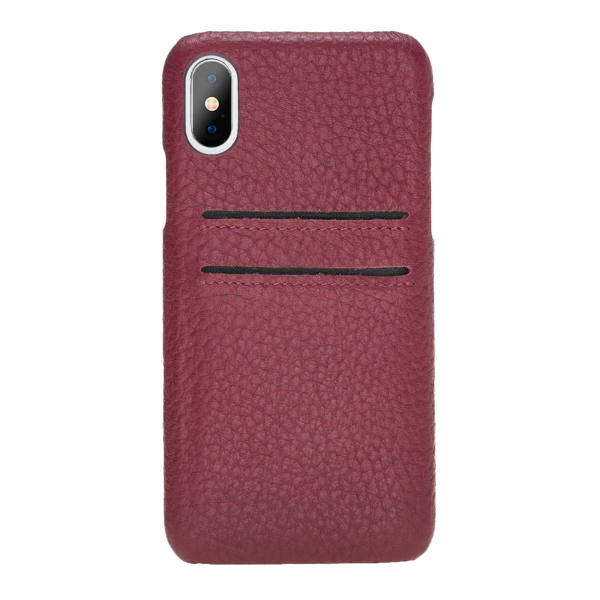 iPhone XS Max Snap - on Leather Case with Credit Card Slots by Hardiston - premium iPhone 10 (X) Cases