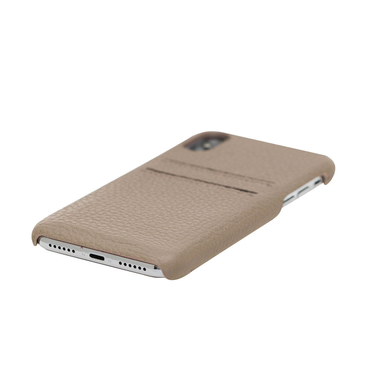 iPhone XS Max Snap - on Leather Case with Credit Card Slots by Hardiston - premium iPhone 10 (X) Cases