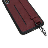 iPhone XS Max Snap - on Leather Grip Case by Hardiston - premium iPhone 10 (X) Cases