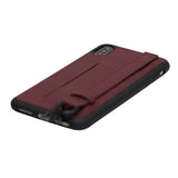 iPhone XS Max Snap - on Leather Grip Case by Hardiston - premium iPhone 10 (X) Cases