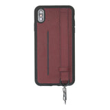 iPhone XS Max Snap - on Leather Grip Case by Hardiston - premium iPhone 10 (X) Cases