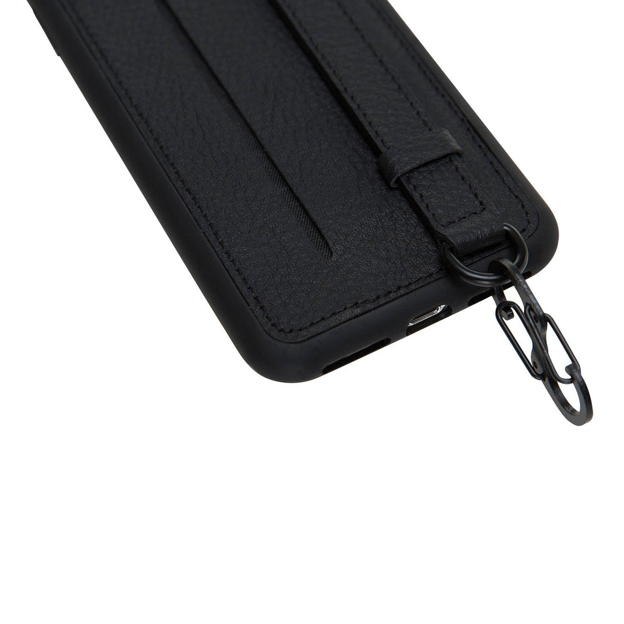 iPhone XS Max Snap - on Leather Grip Case by Hardiston - premium iPhone 10 (X) Cases