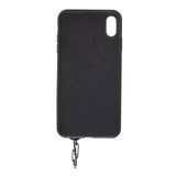iPhone XS Max Snap - on Leather Grip Case by Hardiston - premium iPhone 10 (X) Cases