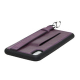 iPhone XS Max Snap - on Leather Grip Case by Hardiston - premium iPhone 10 (X) Cases