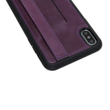 iPhone XS Max Snap - on Leather Grip Case by Hardiston - premium iPhone 10 (X) Cases