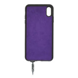 iPhone XS Max Snap - on Leather Grip Case by Hardiston - premium iPhone 10 (X) Cases