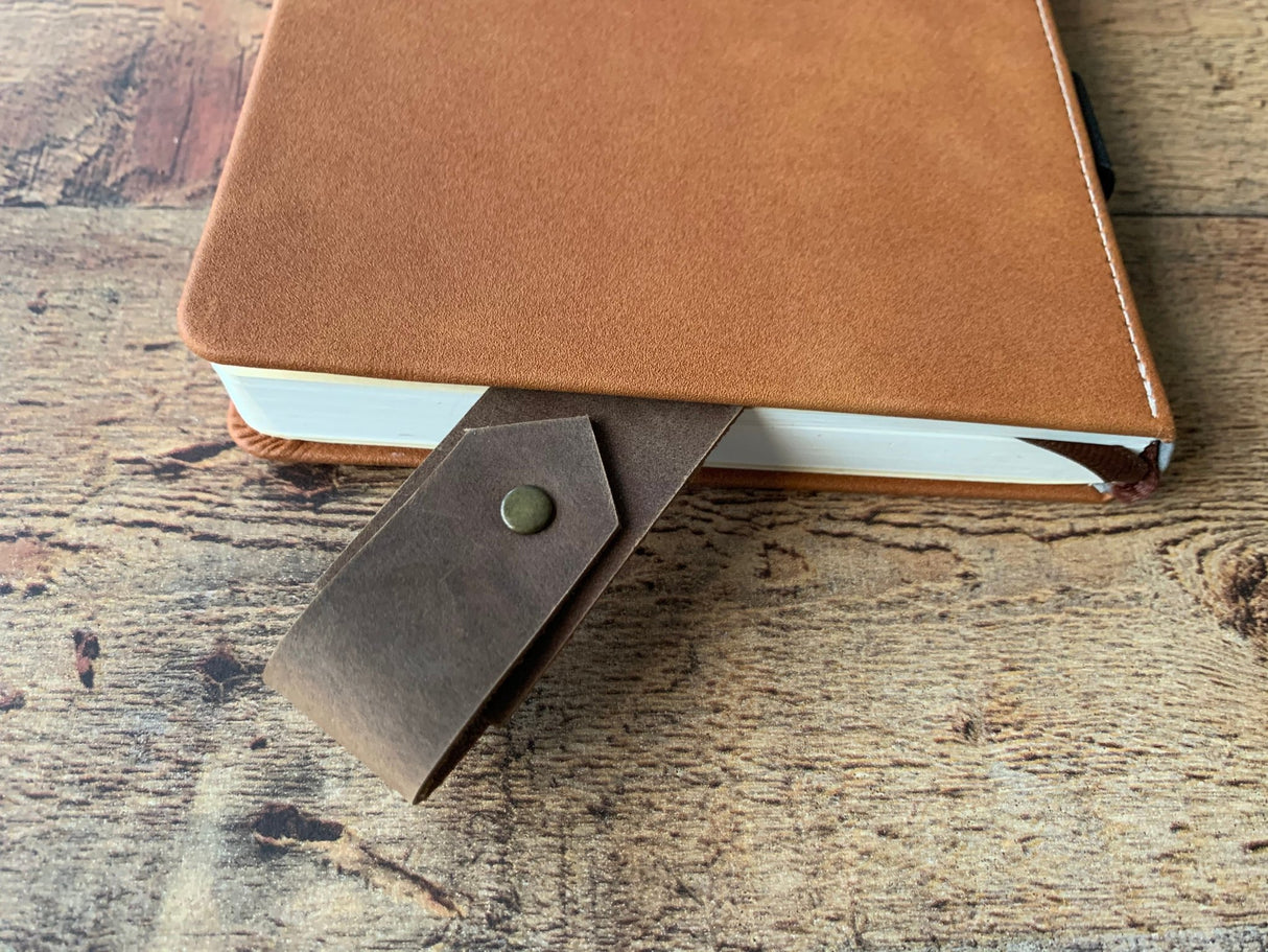 Leather Bookmark Ribbon by Hardiston - premium Bookmarks