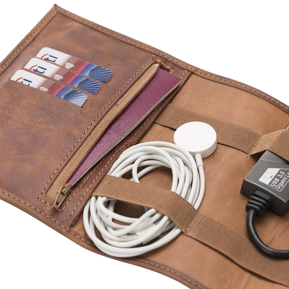 Leather Cable Organizer by Hardiston - premium Cable Organizers