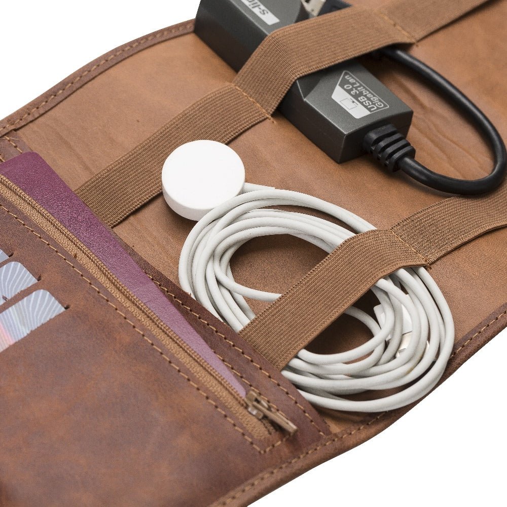 Leather Cable Organizer by Hardiston - premium Cable Organizers