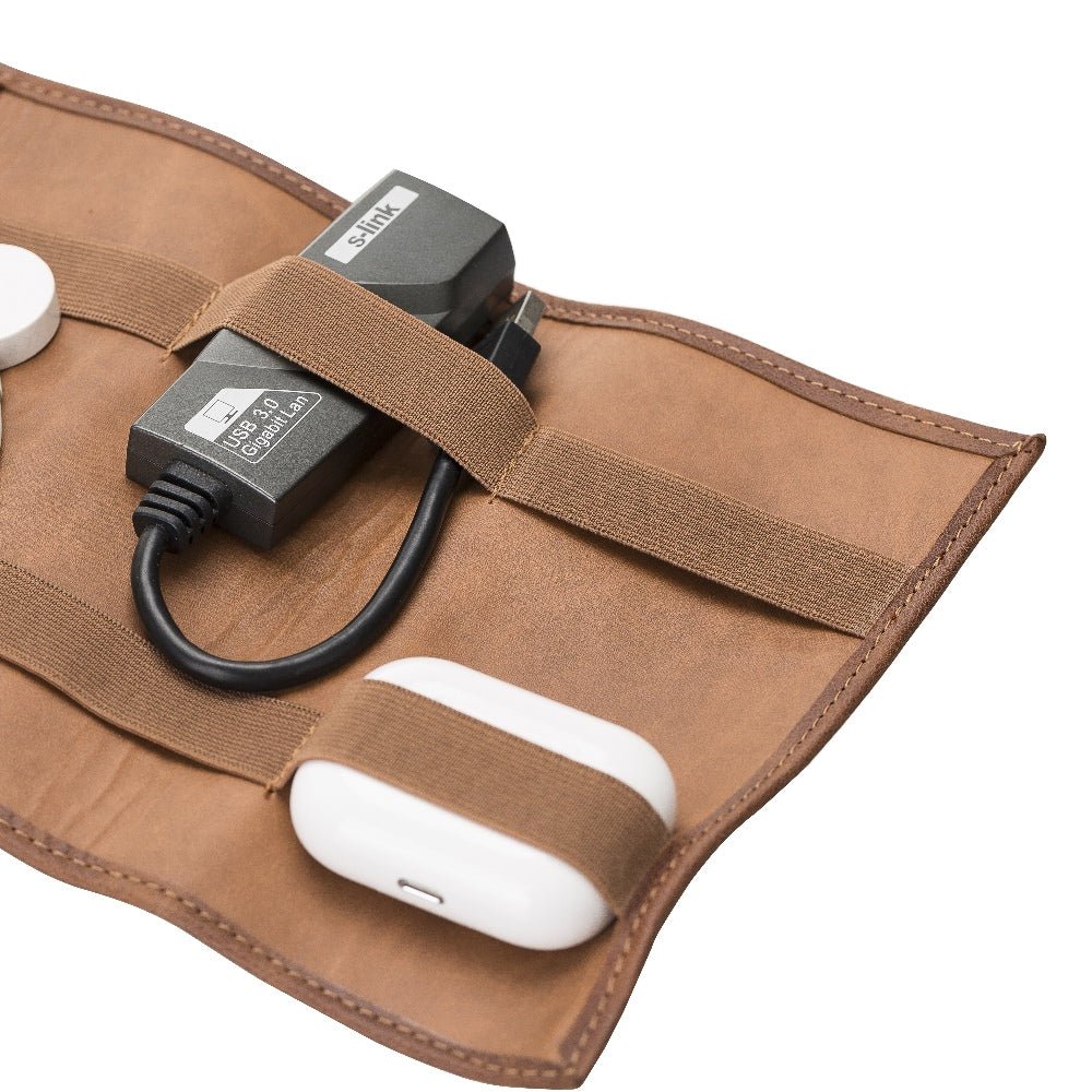 Leather Cable Organizer by Hardiston - premium Cable Organizers
