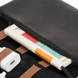 Leather Cable Organizer & Charger Pouch by Hardiston - premium Cable Organizers