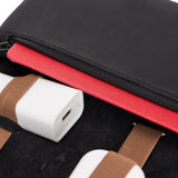 Leather Cable Organizer & Charger Pouch by Hardiston - premium Cable Organizers