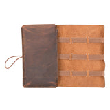 Leather Cable Organizer & Charger Pouch by Hardiston - premium Cable Organizers