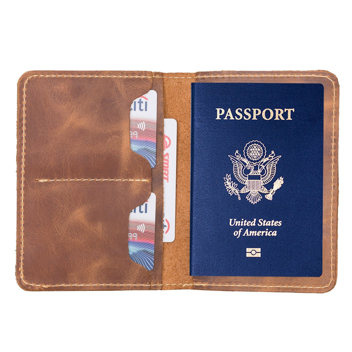 Leather Passport Holder by Hardiston - premium mws_apo_generated