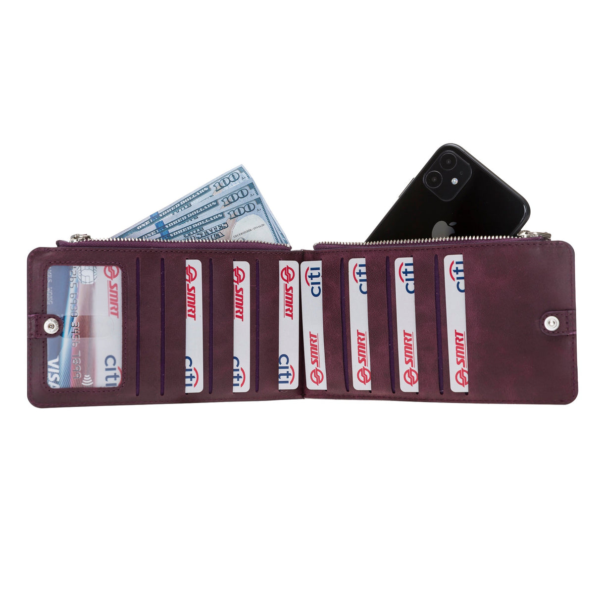 Leather V Style Wallet by Hardiston - premium Wallets