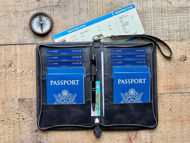 Luxury Leather Passport Case by Hardiston - premium Passport Cases