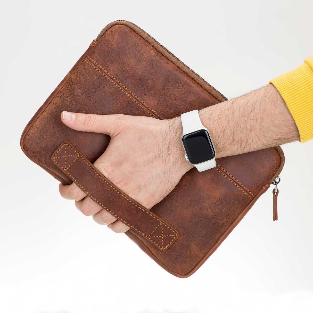 MacBook and iPad Leather Case | Laptop and iPad Leather Sleeve by Hardiston - premium iPad Cases