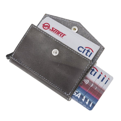 RFID Protected Card Holder Classic Flap Closure Wallet with Card and ID Slots by Hardiston - premium Card Holders