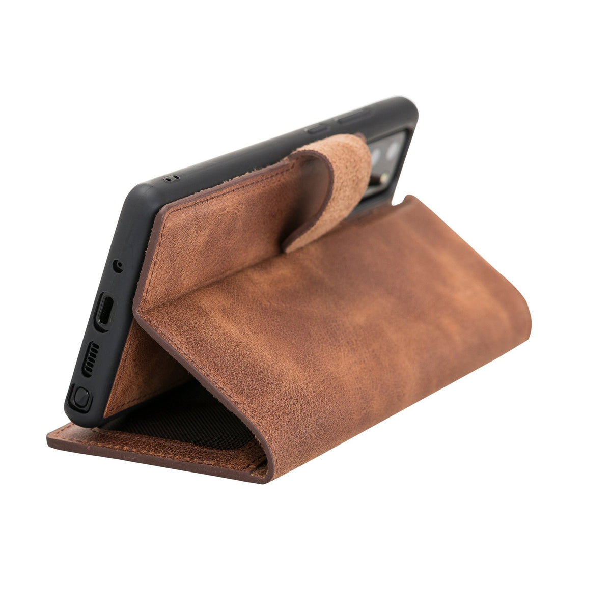 Samsung Galaxy Note 20 Magnetic Detachable Leather Wallet Case by Hardiston - premium Samsung Note 20 Cases