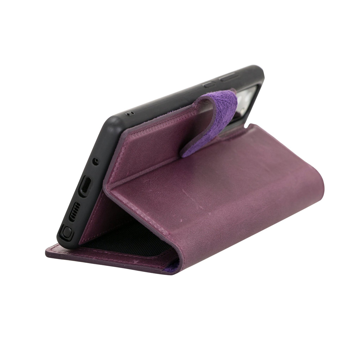 Samsung Galaxy Note 20 Magnetic Detachable Leather Wallet Case by Hardiston - premium Samsung Note 20 Cases