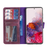 Samsung Galaxy S20 Magnetic Detachable Leather Wallet Case by Hardiston - premium Samsung S - 20 Cases