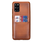 Samsung Galaxy S20 Plus Snap - on Full Cover Leather Case with Credit Card Slots by Hardiston - premium Samsung S - 20 Cases