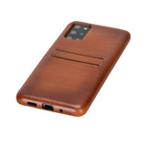 Samsung Galaxy S20 Plus Snap - on Full Cover Leather Case with Credit Card Slots by Hardiston - premium Samsung S - 20 Cases