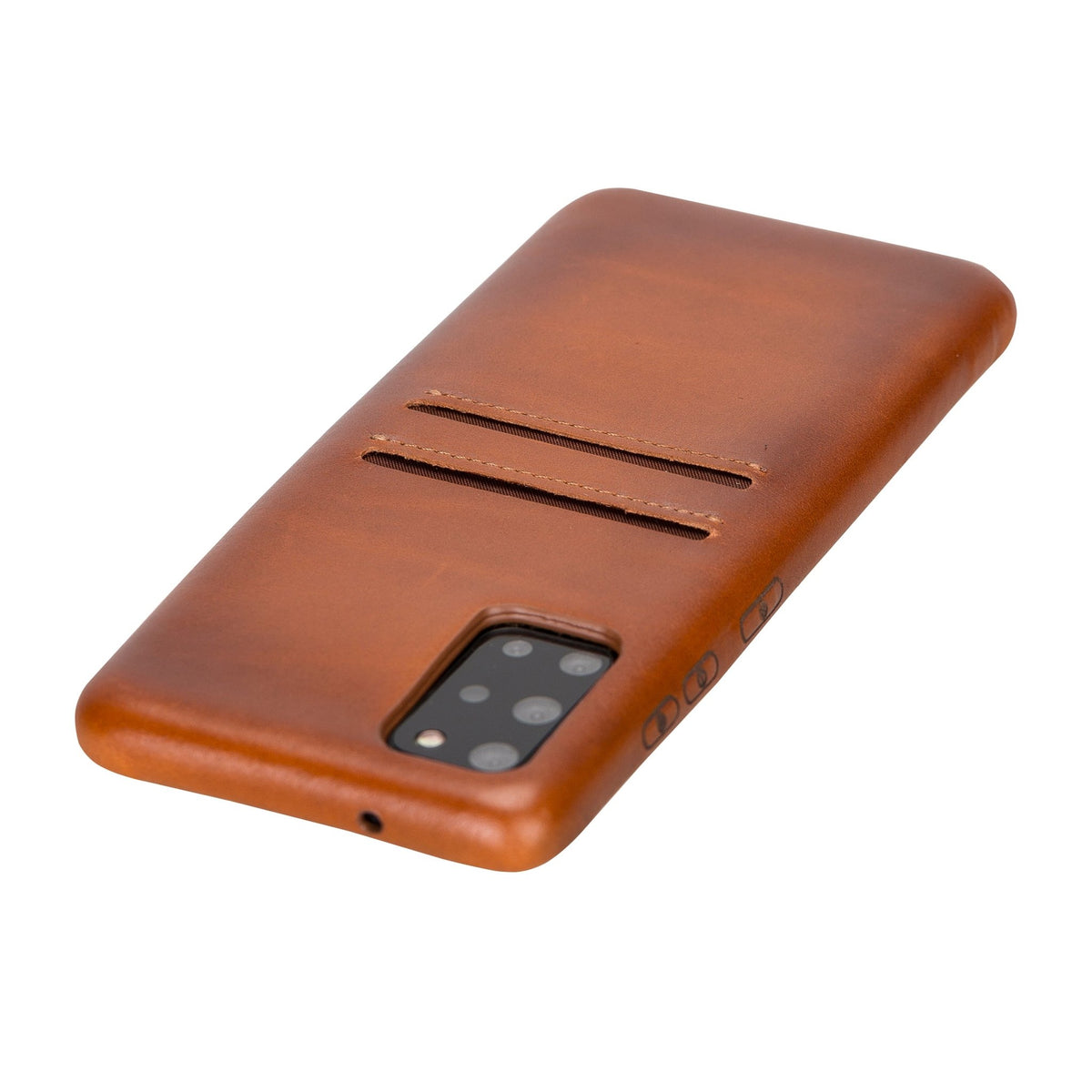 Samsung Galaxy S20 Plus Snap - on Full Cover Leather Case with Credit Card Slots by Hardiston - premium Samsung S - 20 Cases