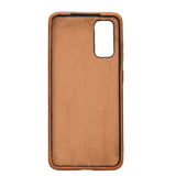 Samsung Galaxy S20 Snap - on Full Cover Leather Case with Credit Card Slots by Hardiston - premium Samsung S - 20 Cases