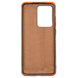 Samsung Galaxy S20 Ultra Snap - on Full Cover Leather Case with Credit Card Slots by Hardiston - premium Samsung S - 20 Cases