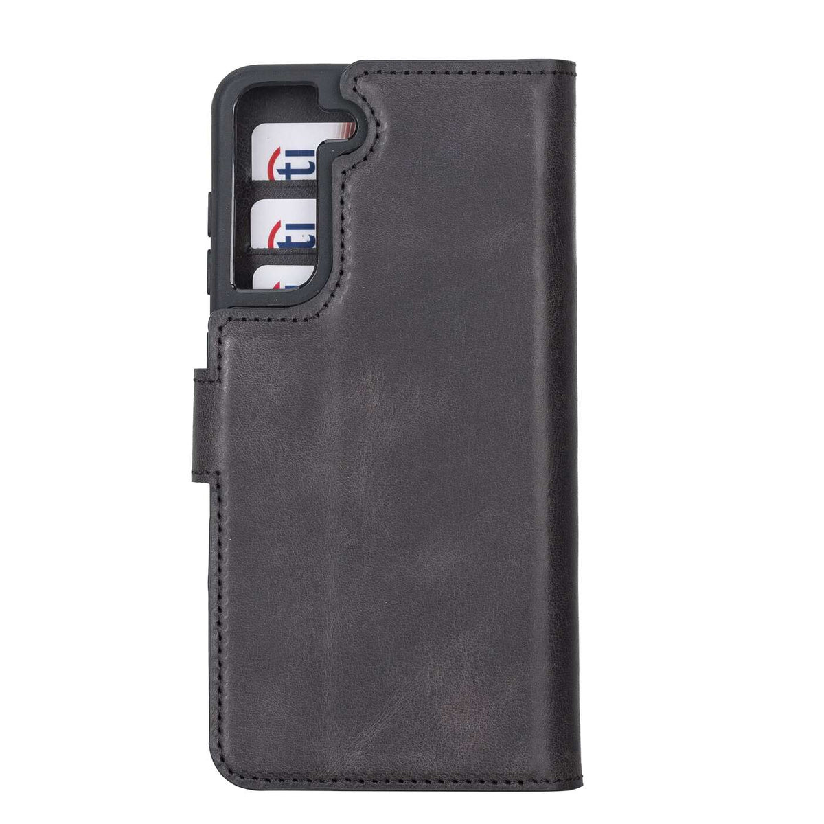 Samsung Galaxy S21FE Magnetic Detachable Leather Wallet Case by Hardiston - premium Samsung S - 21 Cases