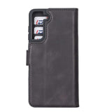 Samsung Galaxy S21FE Magnetic Detachable Leather Wallet Case by Hardiston - premium Samsung S - 21 Cases