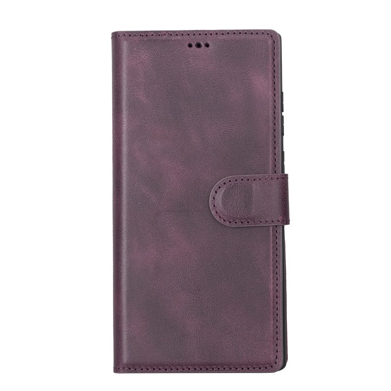 Samsung Galaxy S22 Ultra Magnetic Detachable Leather Wallet Case by Hardiston - premium Samsung S - 22 Cases