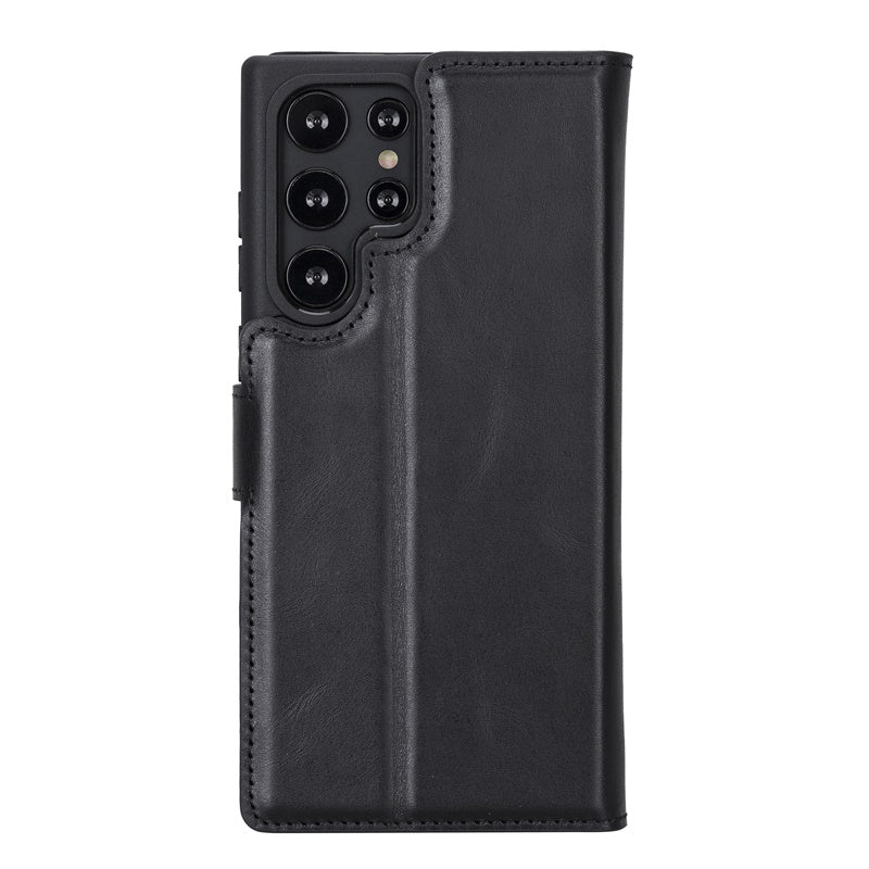Samsung Galaxy S22 Ultra Magnetic Detachable Leather Wallet Case by Hardiston - premium Samsung S - 22 Cases
