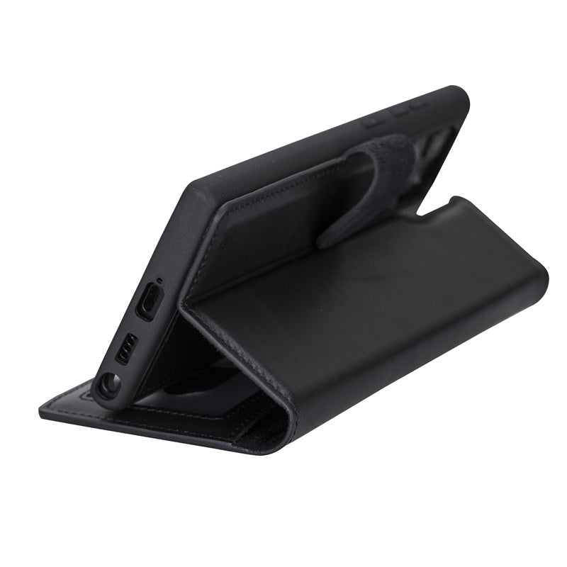 Samsung Galaxy S22 Ultra Magnetic Detachable Leather Wallet Case by Hardiston - premium Samsung S - 22 Cases