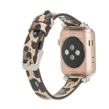 Slim Beady Leather Band for Apple Watch by Hardiston - premium Watch Bands - Apple