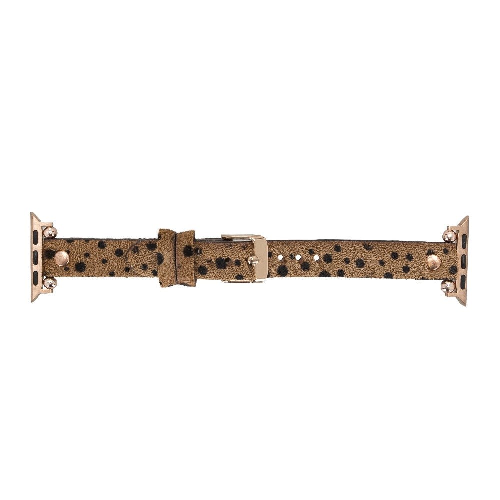 Slim Beady Leather Band for Apple Watch by Hardiston - premium Watch Bands - Apple