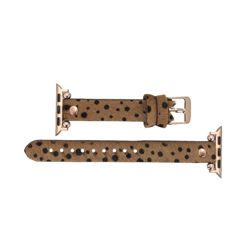 Slim Beady Leather Band for Apple Watch by Hardiston - premium Watch Bands - Apple