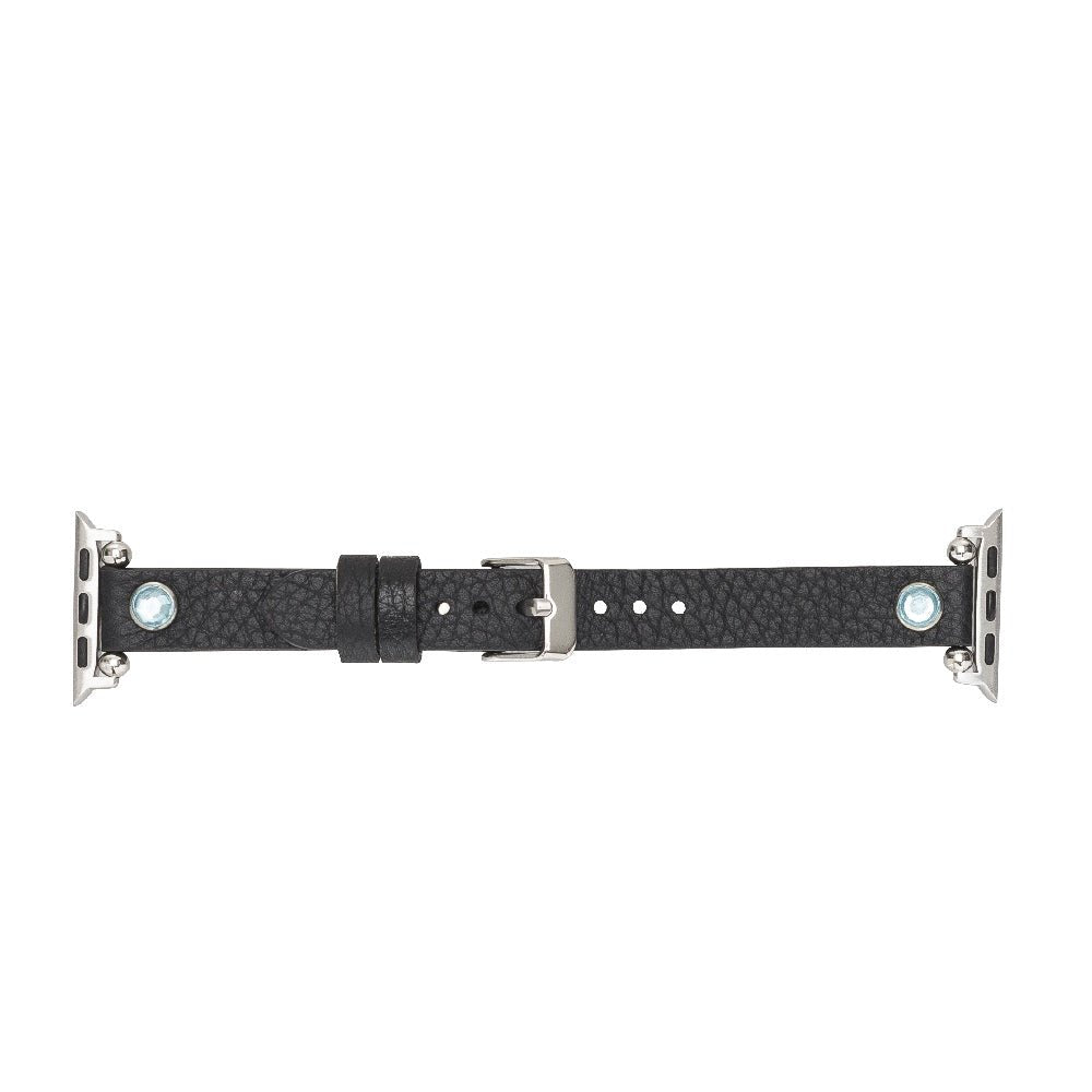 Slim Beady Leather Band for Apple Watch by Hardiston - premium Watch Bands - Apple