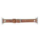 Slim Beady Leather Band for Apple Watch by Hardiston - premium Watch Bands - Apple