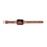 Slim Beady Leather Band for Apple Watch by Hardiston - premium Watch Bands - Apple